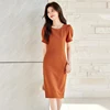 Orange dress