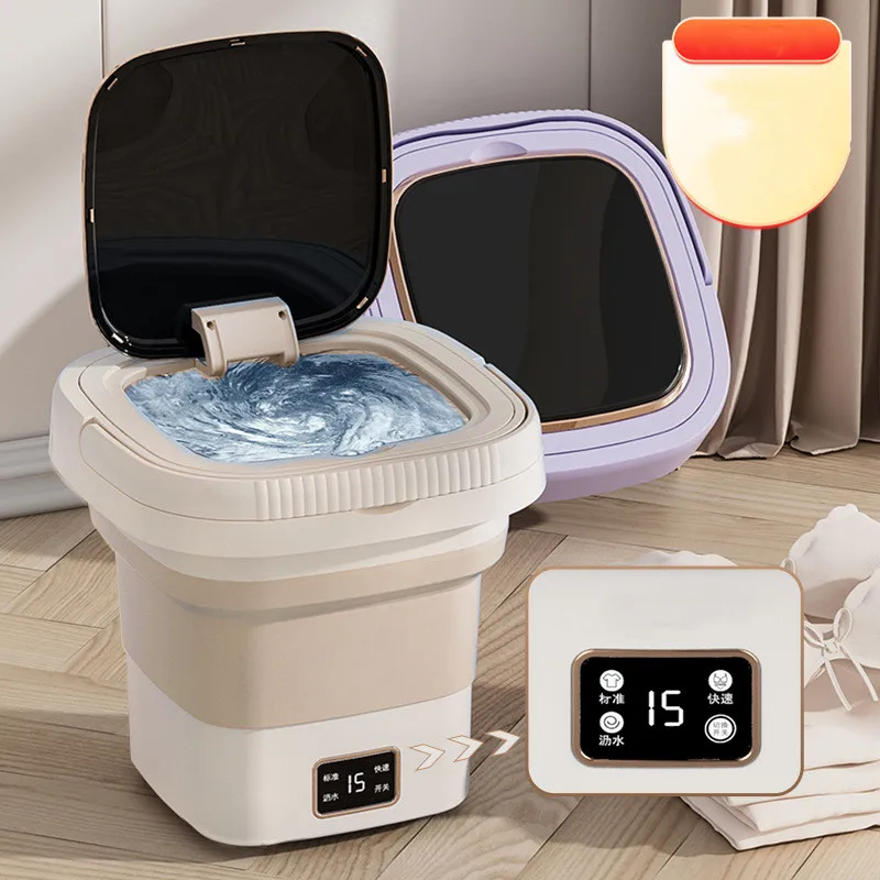 Silicone Electric Mini Foldable Washing Machine Mini Washing Machine