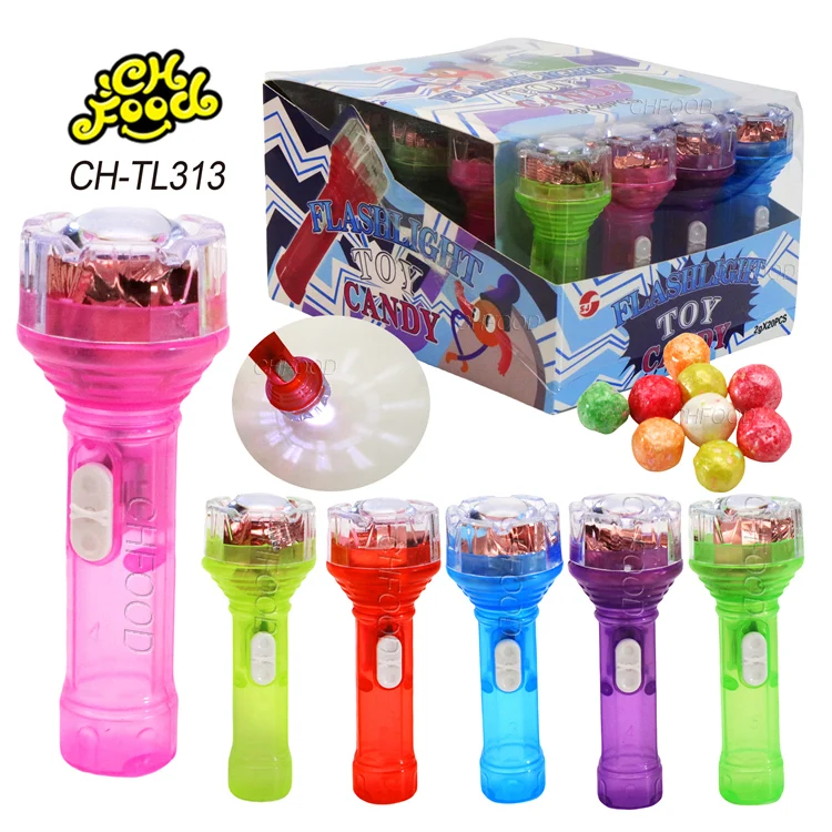 New Style Lighting Toys Flashlight Shape Toys Candy