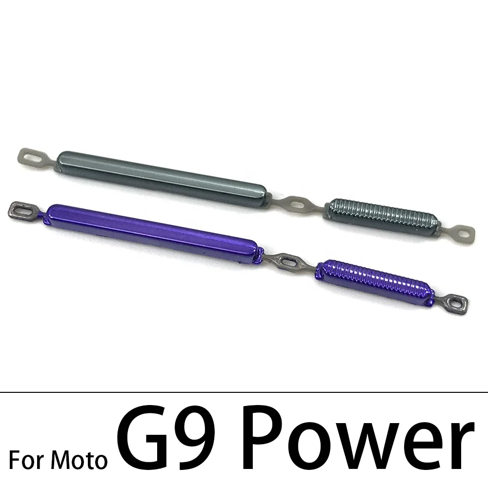 New Style Side Keys Power Volume Button Replacement Part for Moto G9 Power G8 Plus G7 Play Mobile Phone Accessories