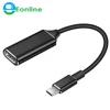 EONLINE USB Type C Adapter USB 3.1 USB-C to -compatible Adapter Male to Female Converter for PC Computer TV Display Phone