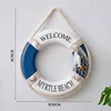 colorful A deep blue 30-centimeter life buoy