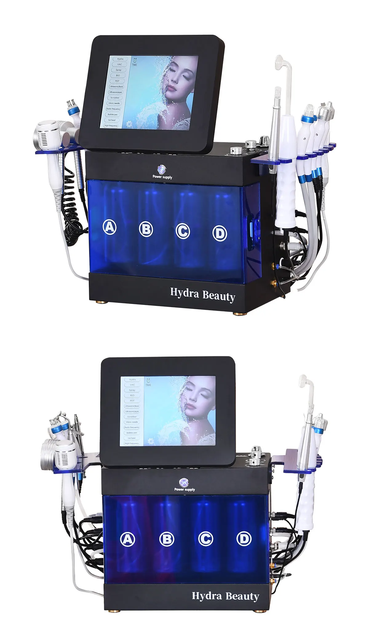 ラジオ波、超音波導入、Hydra Peel Facial Machine 美顔器 Buy 14 In 1 Hydrodermabrasion Facial Machine Hydra Peel Beauty
