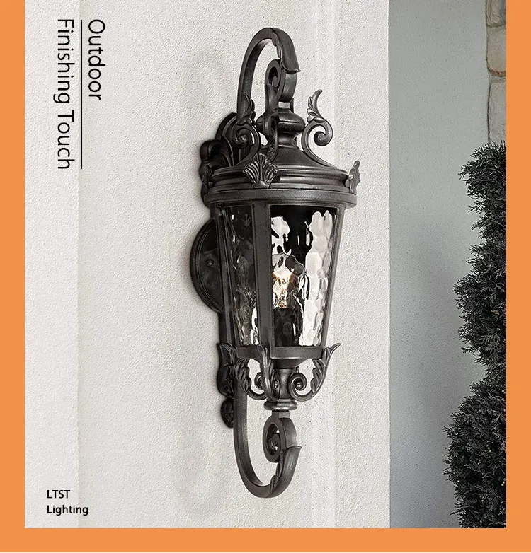 Casa Marseille Vintage E27 Outdoor Wall Lamp Classic Outdoor Wall Light