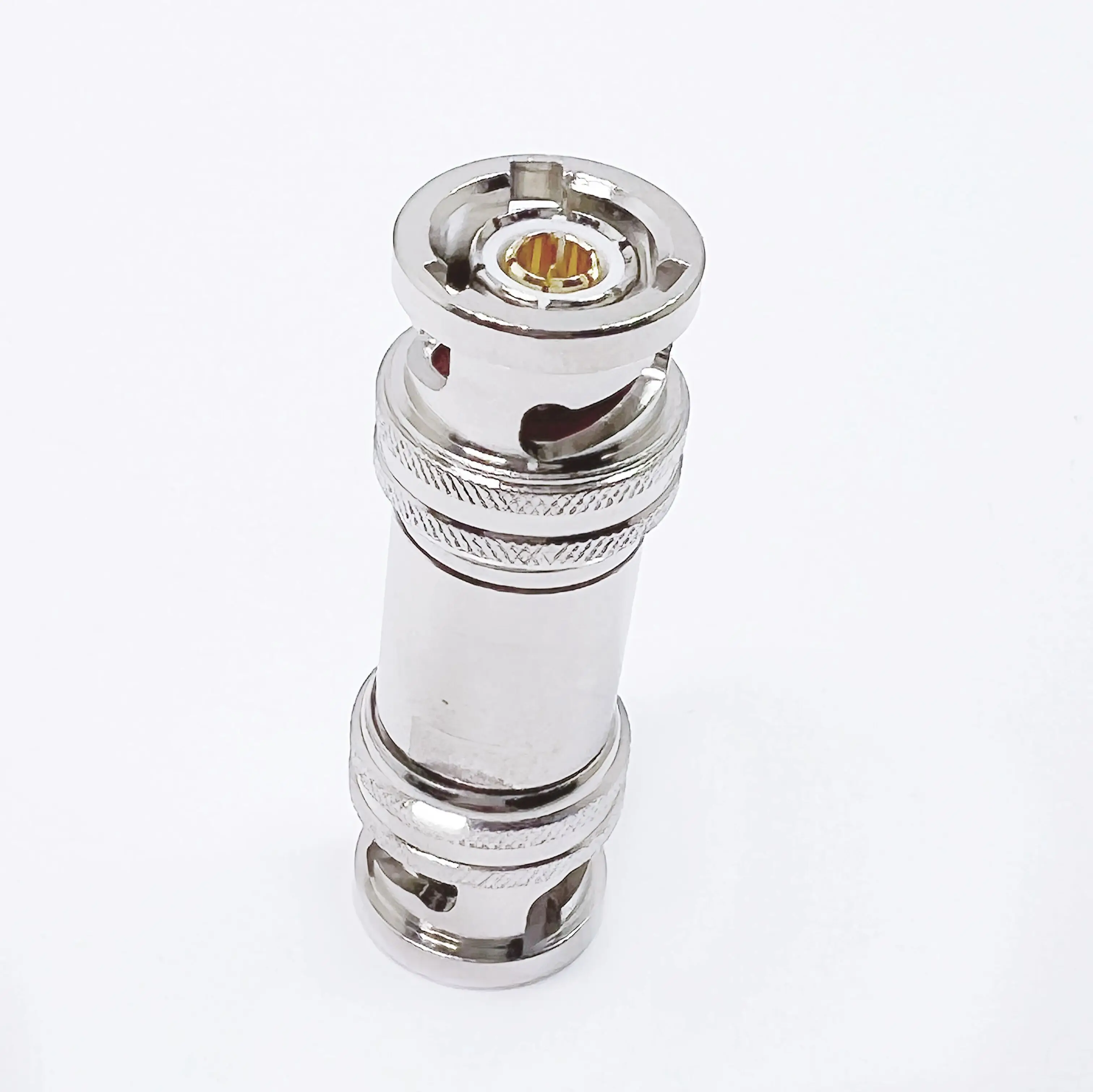 Nickel Plated RF Coaxial 1553B TRB BNC Triaxial Male to BNC Triaxial Male Adapter manufacture