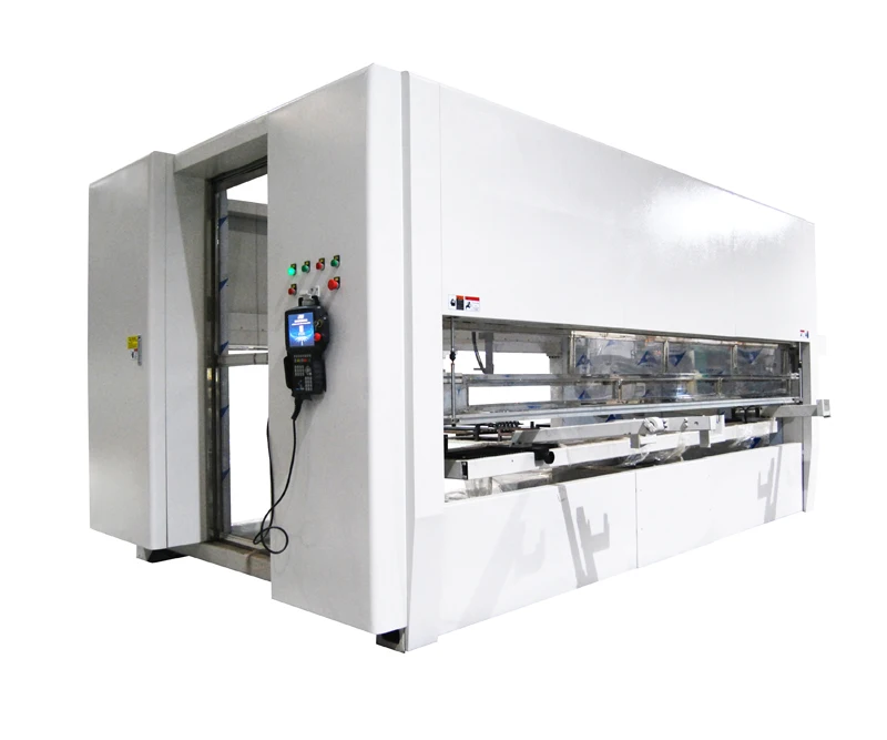 High Efficiency Full Automatic UV Coating Line for Wood MDF PVC Automatic 5 Axis Spray Painting Machine for Doors