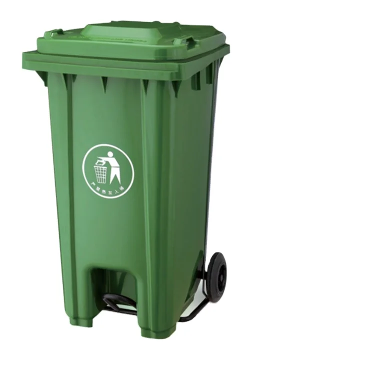 top quality rectangle sensor outdoor cleaning machine trash bin