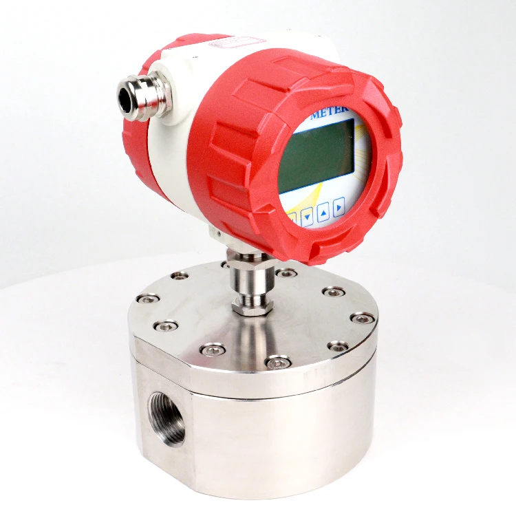 Oval gear flow meter with 485 modbus for small flow rate liquid flowmeter 304SUS body positive displacement fuel flow meter