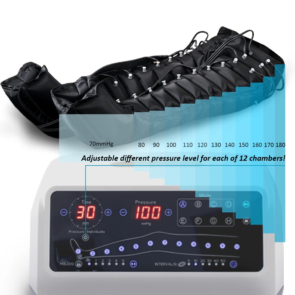 12 chambers premium sport recovery equipment digital therapy massage boots-63