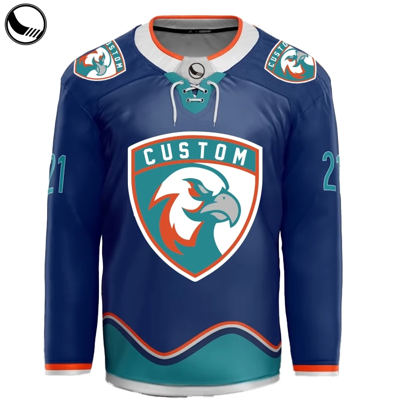 Custom Sublimation 100% Polyester 5xl European Hockey Jersey