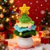 Christmas tree bonsai (small white basin)-Gradient blue