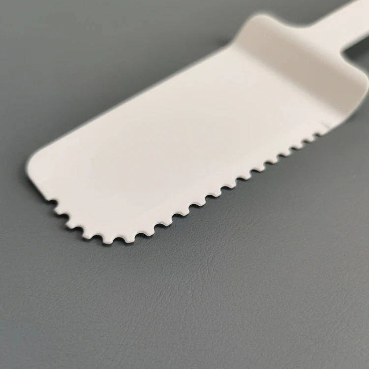 CPLA High Quality Biodegradable 100% Compostable BPI Certified Strong Flexibility Disposable CPLA Cake Cutting Knife
