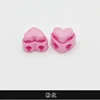 Pink - 9#width about 2cm - heart-shaped