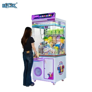 Wholesale Custom Coin-Operated Metal Fancy Toysland Arcade Claw Crane Machine Vending Doll Claw Machine with Bill Acceptor