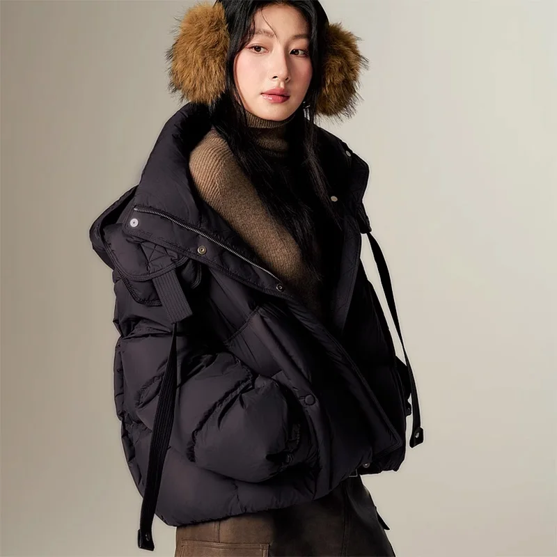 Short Warm Clothes for Women Long Down Jacket White Duck Down Korean Women's Coat Intensification Woman Winter Coat Jackets Cold