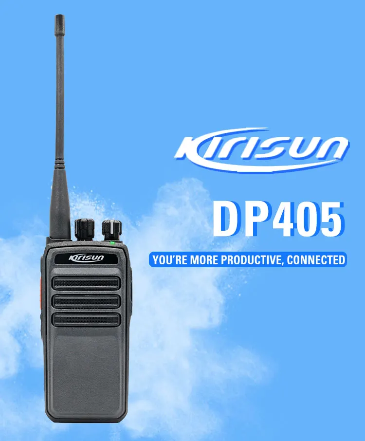 Kirisun Dp405 Digital Dmr Bidirectional Walkie Handheld Remote Talkie ...