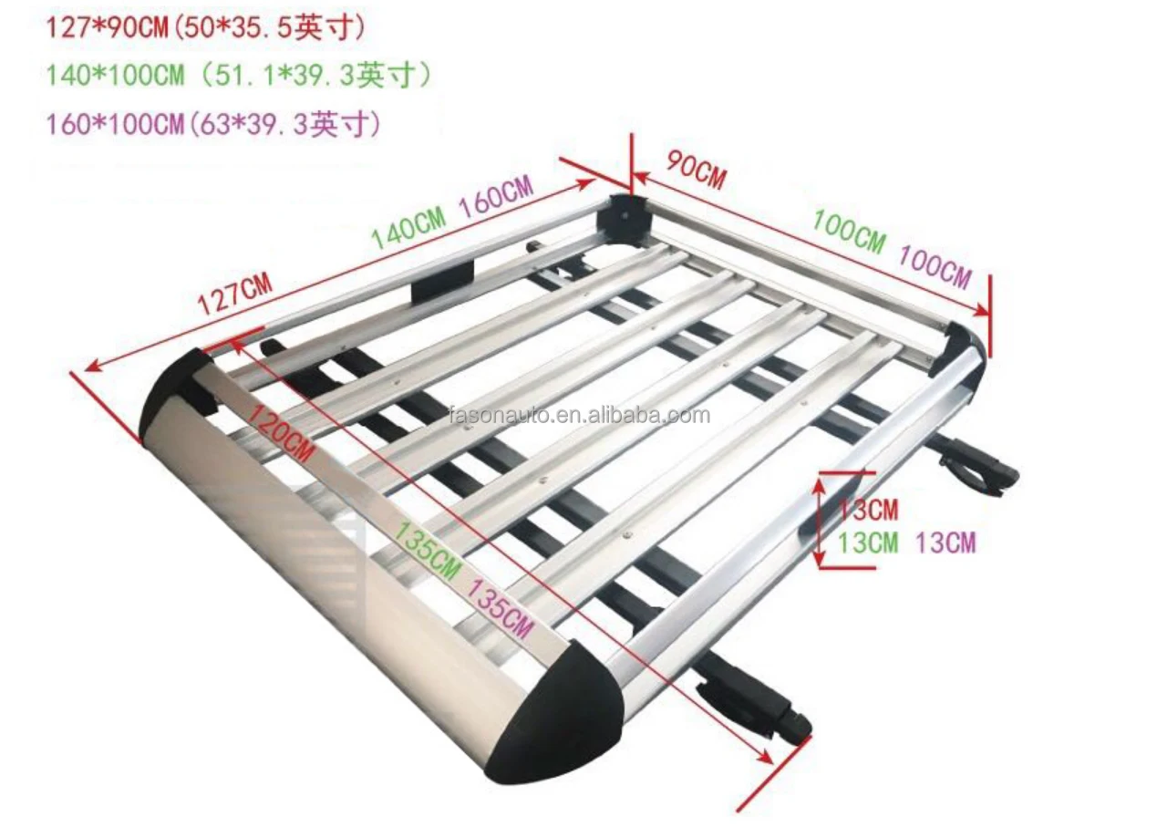 4x4 Roof Rack Car Accessories Universal Roof Basket Luggage Rack