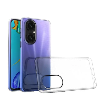 For Huawei P50 Cases, Cyrstal Clear Ultra Thin Flexible Soft TPU Anti-Scratch Mobile Phone Case For Huawei P50 Back Cover