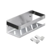 Spazzolato con 2 ganci (acciaio inox 304)