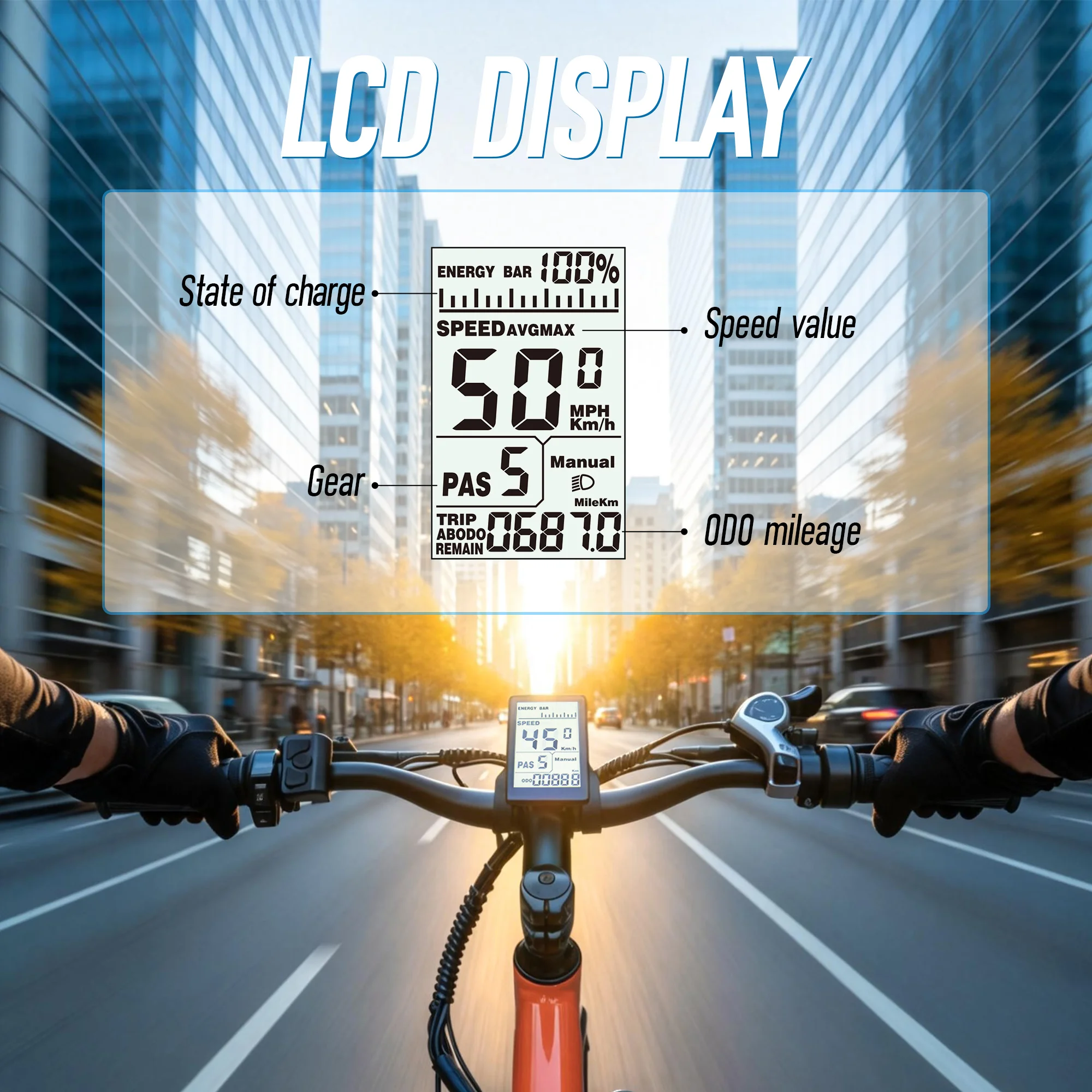 DM427 ChamRider 750W Electric Mountain Bike - 48V, 27Ah, 10 Speed