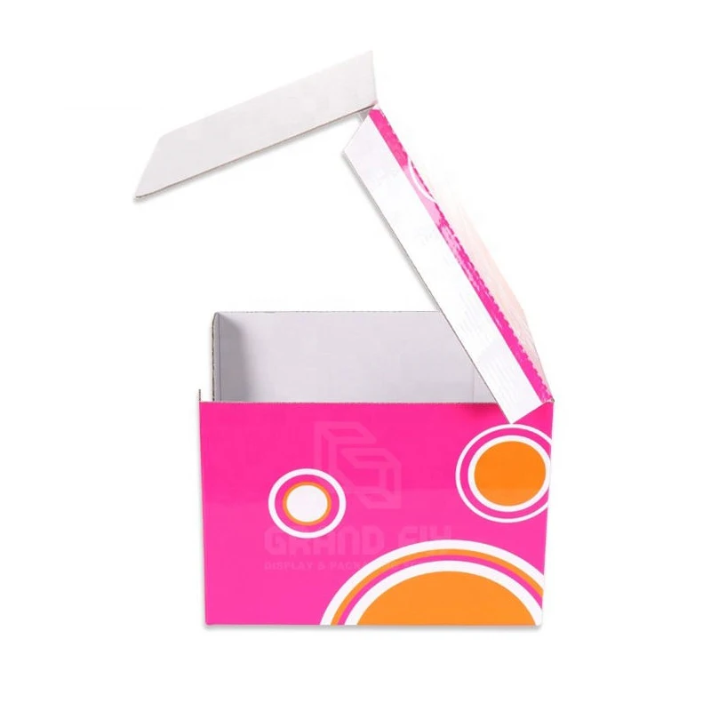 Paper Display Box Folding Corrugated Cardboard Display Boxes Custom Paper Display Shelf