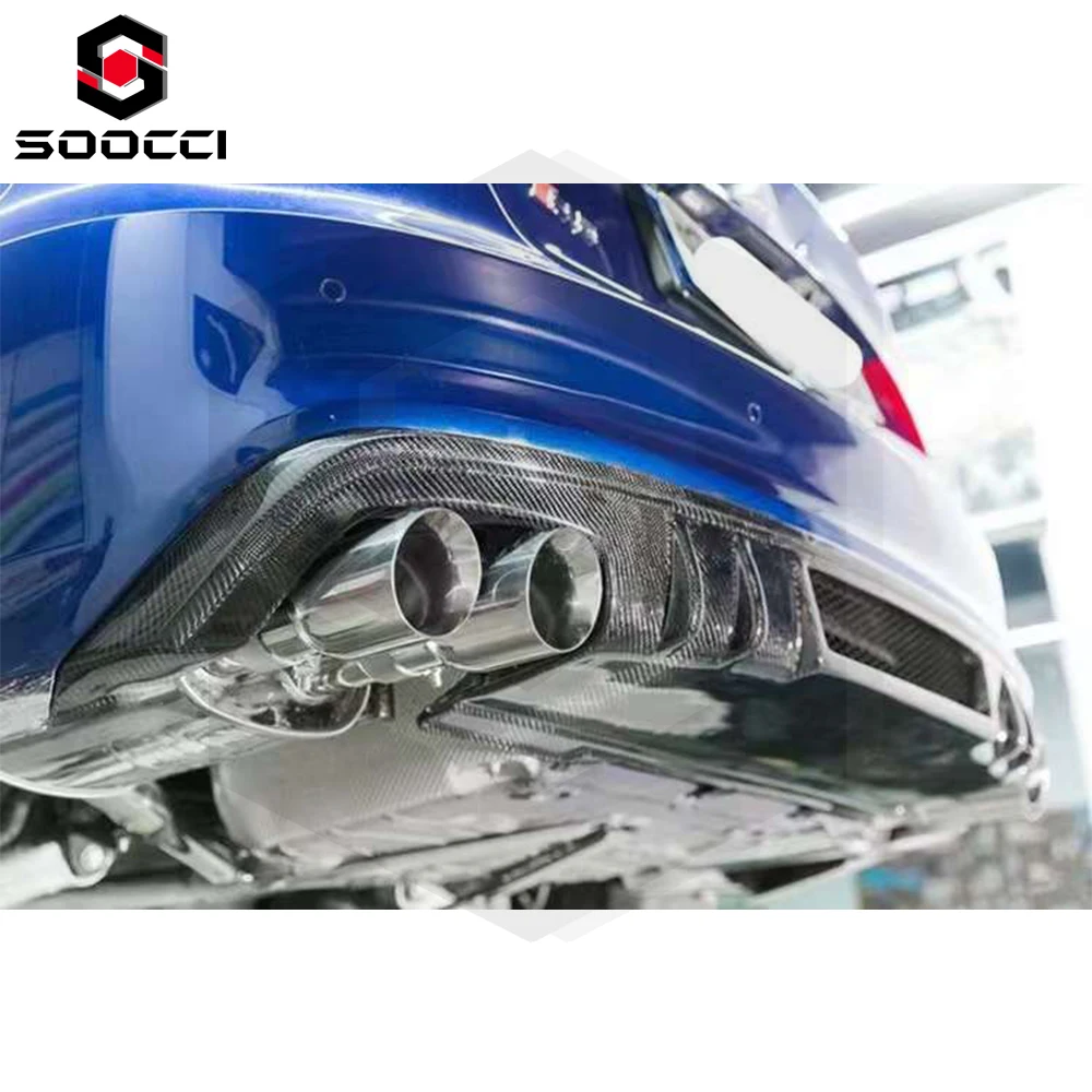 Carbon Fiber DTM Style S5 Diffuser Body Kit for Audi S5 B8.5 A5 Sport Rear Splitter Bumper Lip Spoiler Auto Parts 2012-2016