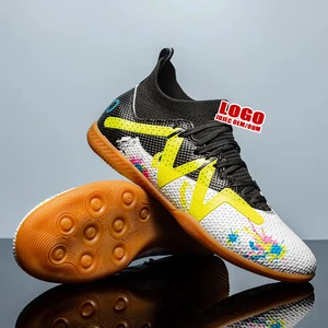 Professional Men's Winter Indoor Flat Bottomed Durable Comfortable Training Soccer Shoes for Adult Teenagers Non Slip