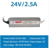 Transformateur étanche 60w dc12/24v
