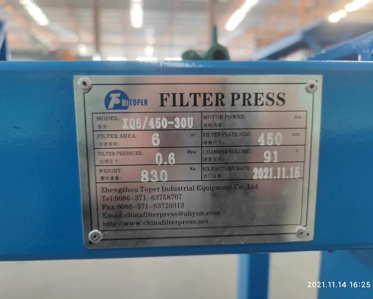 Small Manual Filter Press of Screw Press Sludge Dewatering