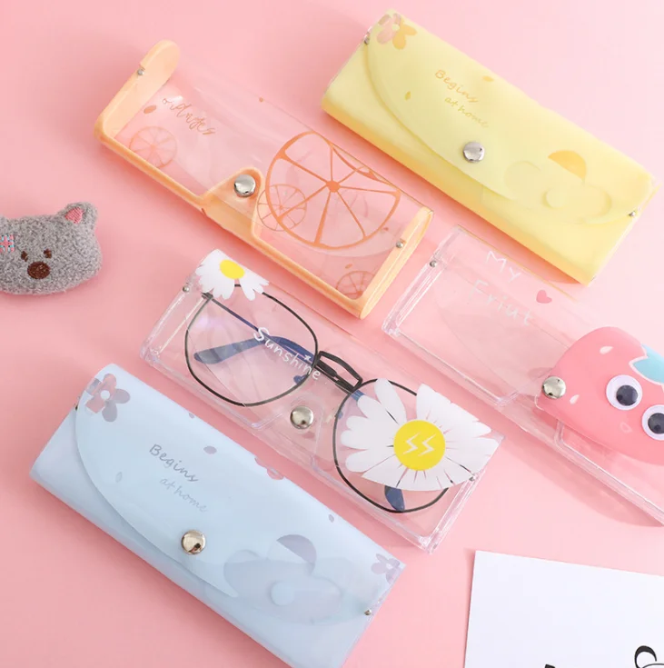 Colorful Spectacle Case Pvc Glasses Case For Kids - Buy Pvc Leather ...