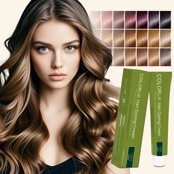 2025 Best Selling Factory Production Hair Dye Cream Quick Lasting Anti-Fade for Men and Woman