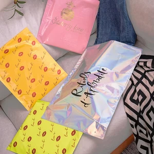 Shiny Clothing Packaging Mailing Bags Courier Express Envelope Storage Bags Poly Mailers Custom Courier Mail Bags
