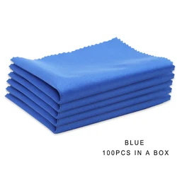 Высококачественная черно-белая салфетка для очков из микрофибры с зубчатыми краями Линзы 15*15 230