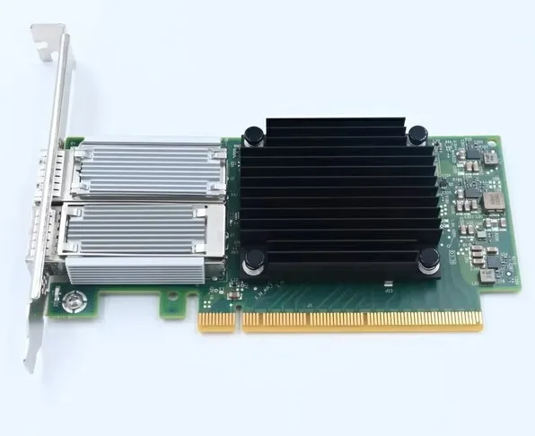 Mellanox MCX516A-CCAT Dual-Port SFP28 25GbE PCIe 3.0 x16 Network Card with ConnectX-5 for Server Applications