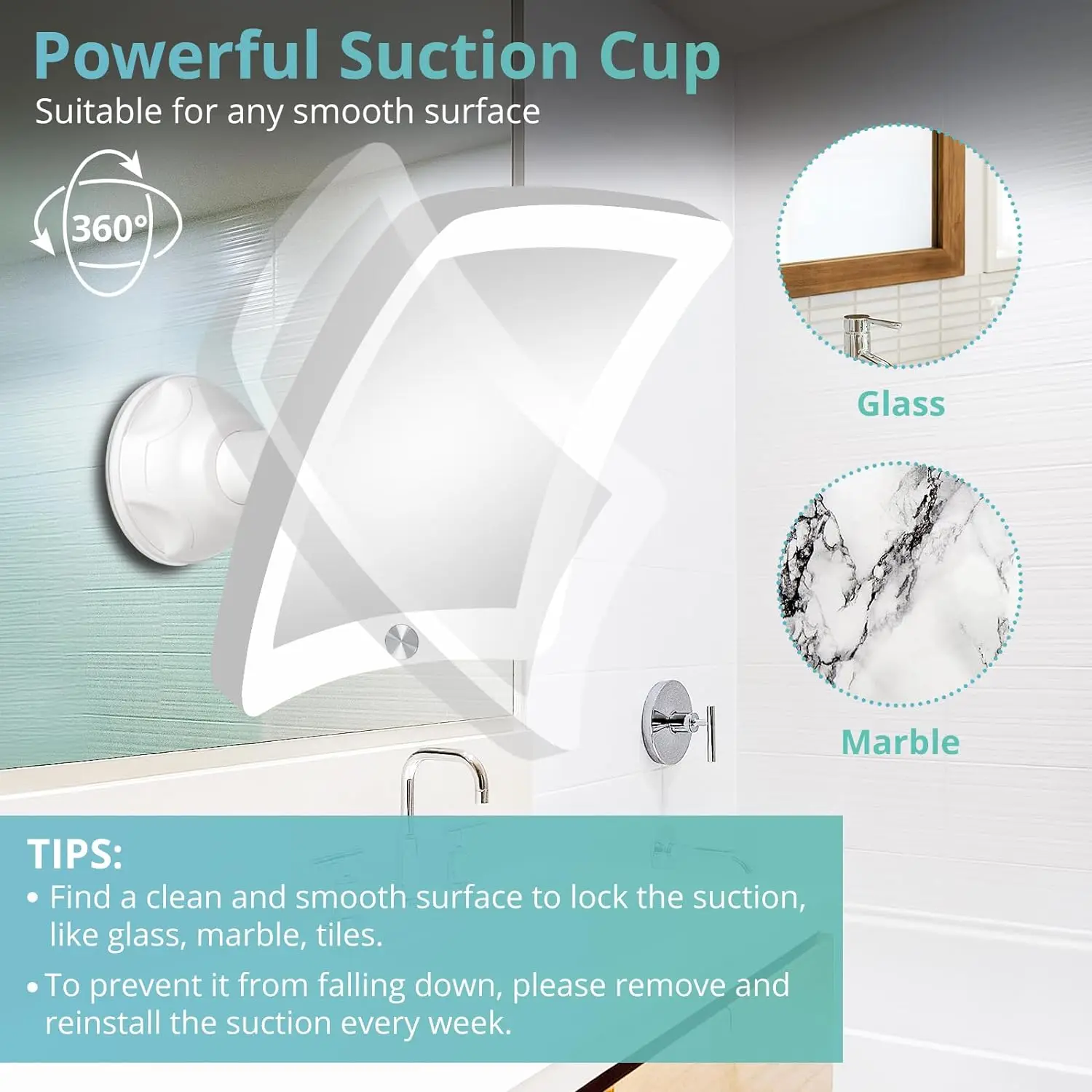 Manufacturer Upgraded 30X Rechargeable LED Sensor Touch Sensor Dimmable Switch Lighted Foldable Silver Finish Magnifying Mirror