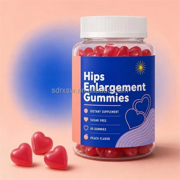 OEM/ODM Butt and Hips Enlargement Gummies Big Butt Enhancement Gummies Maca Pills Klw Gummies for Butt and Hips Enlargement