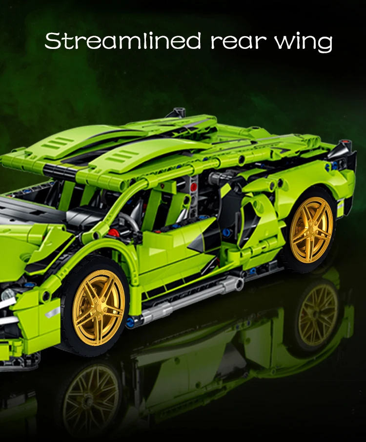 Super Racing Car Lam Sian Building Blocks Assembly Compatible