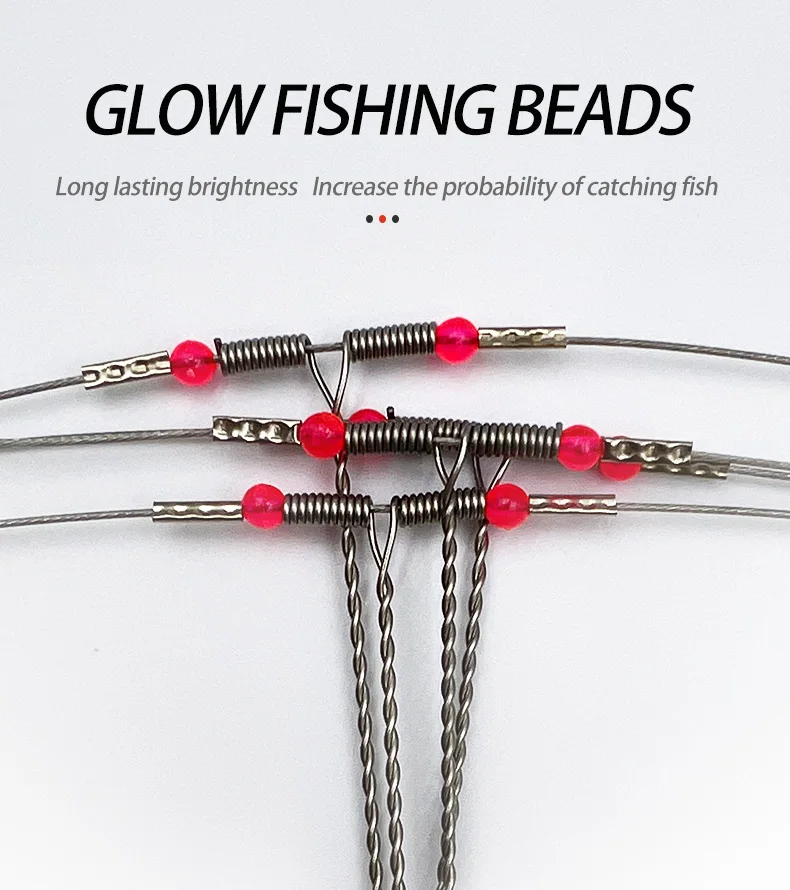 Steel Leader Rigs Stainless Steel Fishing Rigs - Durable & Customizable
