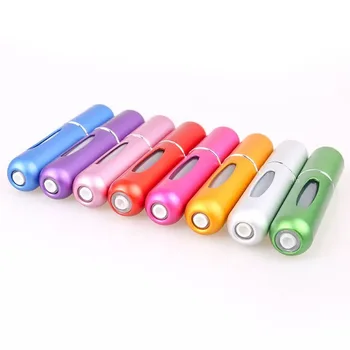 5ml Mini Perfume Atomizer Refillable Perfume Bottles Travel Sized Aluminum Perfume Atomizer Spray Bottle