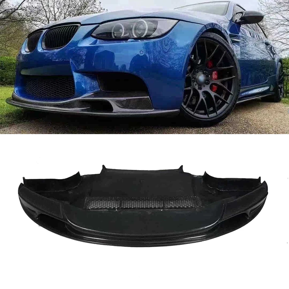 V Style Automotive Parts Carbon Fiber Front Bumper Splitter Lip For 2005-2011 BMW E90 E92 E93 M3 Upgrade E92 M3 GTS