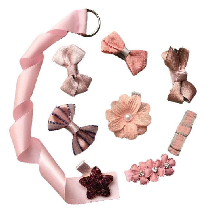 childrens hair ornament girls bow edge with babys head