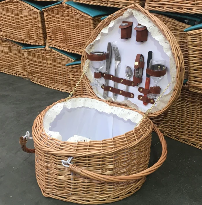 Hand Woven Willow Egg Gathering Basket Eco Friendly Art Hand Woven Willow Egg Gathering Basket Eco Friendly Art