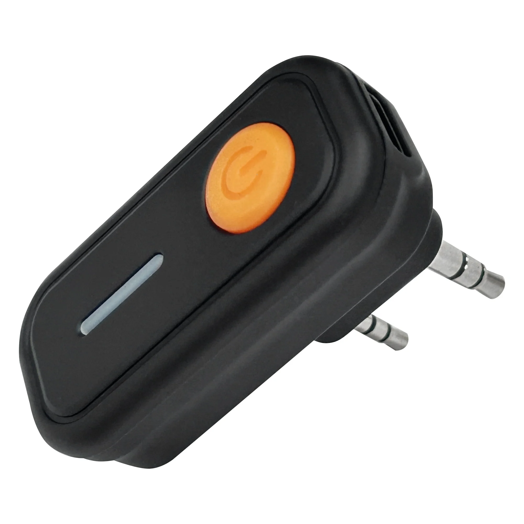 EARPHONIC Mini for Wireless Headset PTT TK Plug Two Way Radio Earpiece 10 Hours Battery Life IP54 Rated for Walkie Talkie