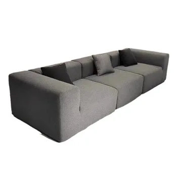 Vaccum Compression Sealed Packing Sofa Home Living Room Furniture Modern Fabric Floor Corner Sectional Sofa