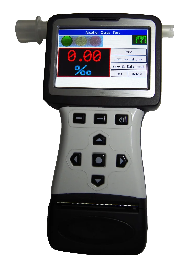 Профессиональный Алкотестер с емкостной сенсорной панелью