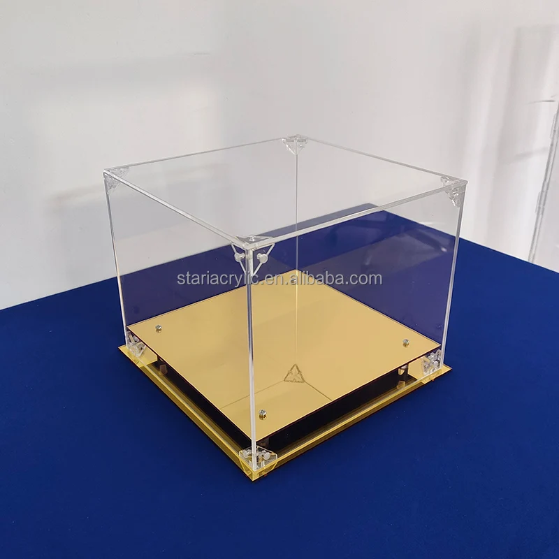 クリアアクリル サッカーボールディスプレイケース デスクトップ用