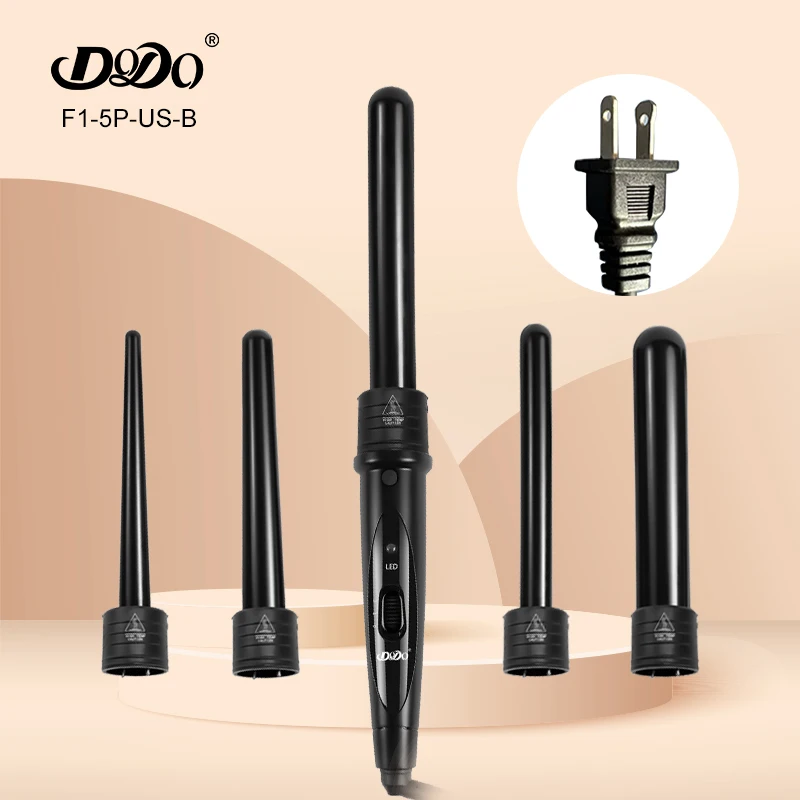 DoDo Hair Curling Remover Wand with Changeable Barrells