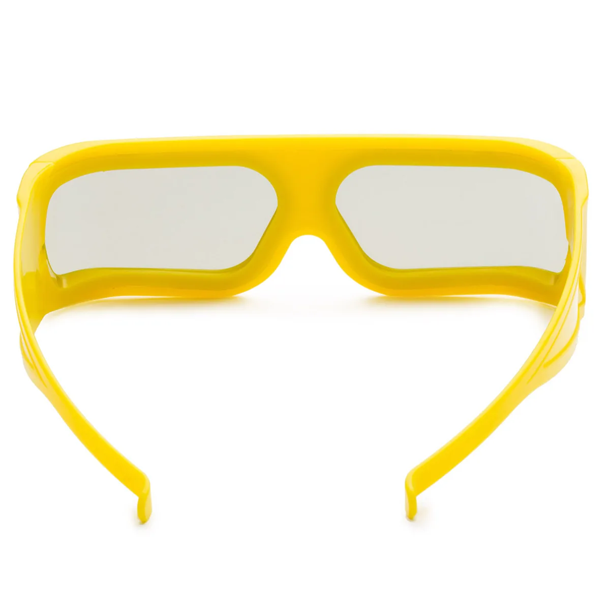 plastic 3d movies tv glasses yellow