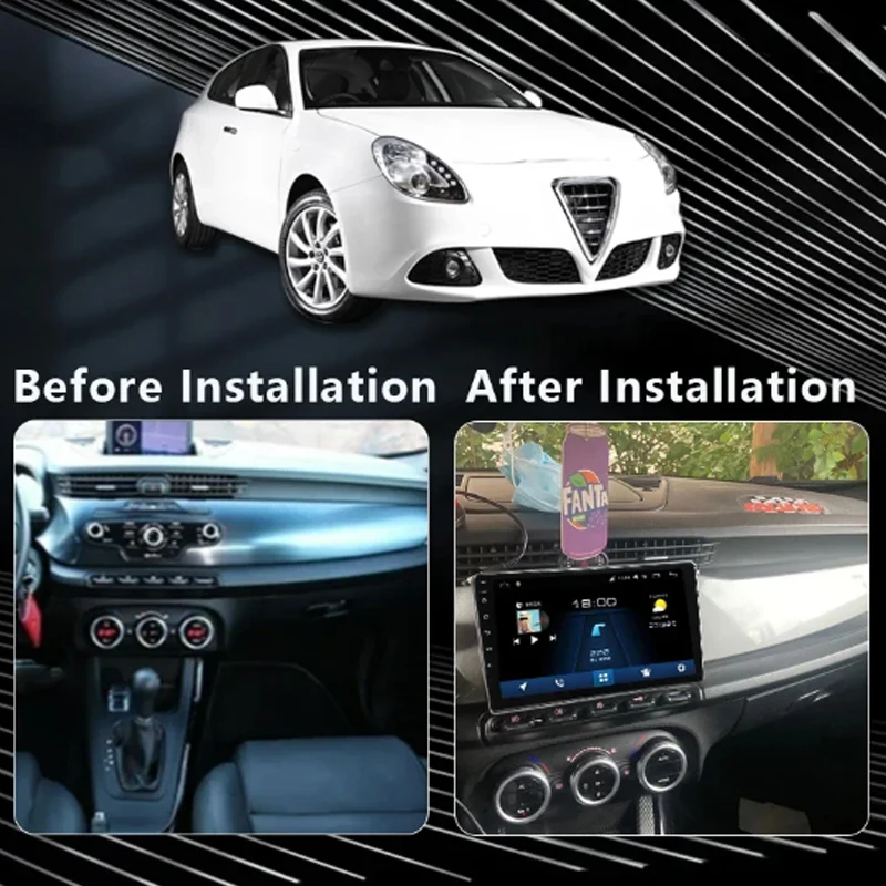 9 Inch Android Touch Screen Car GPS Car Multimedia Radio for 2010-2014 Alfa Romeo GIULIETTA Car DVD Player WIFI DSP BT