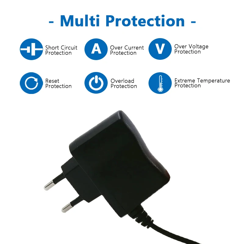 US EU UK AU стенен щепсел адаптер за захранване 5V 6V 9V 12V 0.5A 1A 1.5A 2A AC DC адаптер захранване 5W 6W адаптер  